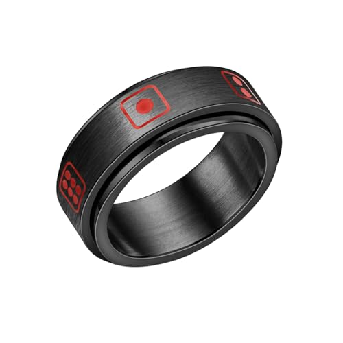 HUANGBONIG Europäische und amerikanische Männerpersönlichkeit können sich drehen und dekomprimieren exquisiten Titan-Stahlring., No.6 HUANGBONIG Europäische und amerikanische Männerpersönlichkeit können sich drehen und dekomprimieren exquisiten Titan-Stahlring., No.6 von HUANGBONIG