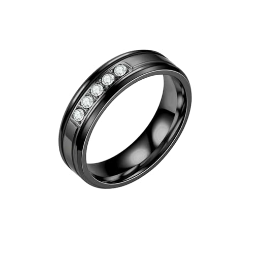 HUANGBONIG Europäischer und amerikanischer Damen-Diamantring aus Titan, 11(th) von HUANGBONIG