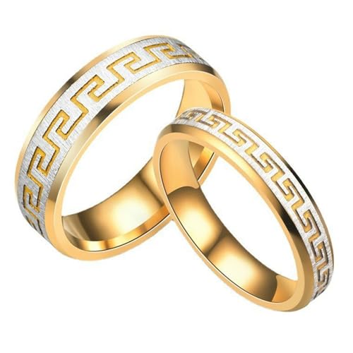 HUANGBONIG Europäischer und amerikanischer Damen-Ring Titan Retro Great Wall Temperament Ring, No.6 HUANGBONIG Europäischer und amerikanischer Damen-Ring Titan Retro Great Wall Temperament Ring, No.6 von HUANGBONIG