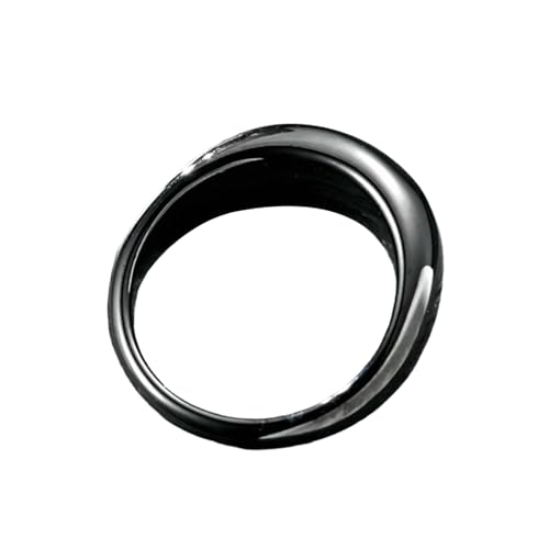 HUANGBONIG Europäischer und amerikanischer Damenring aus Titan, schlicht, glatt, schlicht, No.8 HUANGBONIG Europäischer und amerikanischer Damenring aus Titan, schlicht, glatt, schlicht, No.8 von HUANGBONIG