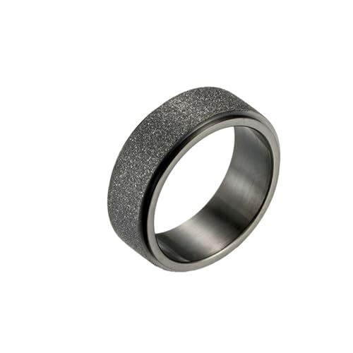 HUANGBONIG Europäischer und amerikanischer Herren-Ring, beliebtes Design, Titanstahl, exquisiter mattierter Ring., No.9 HUANGBONIG Europäischer und amerikanischer Herren-Ring, beliebtes Design, Titanstahl, exquisiter mattierter Ring., No.9 von HUANGBONIG