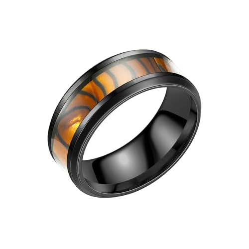 HUANGBONIG Europäischer und amerikanischer Herren-Ring, exquisite Muschel, U-förmiger Titanstahlring, No.7 HUANGBONIG Europäischer und amerikanischer Herren-Ring, exquisite Muschel, U-förmiger Titanstahlring, No.7 von HUANGBONIG