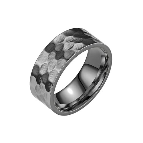 HUANGBONIG Europäischer und amerikanischer Herren-Ring, geprägt, personalisierbar, No.8 HUANGBONIG Europäischer und amerikanischer Herren-Ring, geprägt, personalisierbar, No.8 von HUANGBONIG
