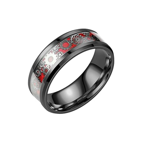 HUANGBONIG Europäischer und amerikanischer Herren-Ring, schlicht, exquisit, kreativ, Persönlichkeit, No.7, Metall HUANGBONIG Europäischer und amerikanischer Herren-Ring, schlicht, exquisit, kreativ, Persönlichkeit, No.7, Metall von HUANGBONIG
