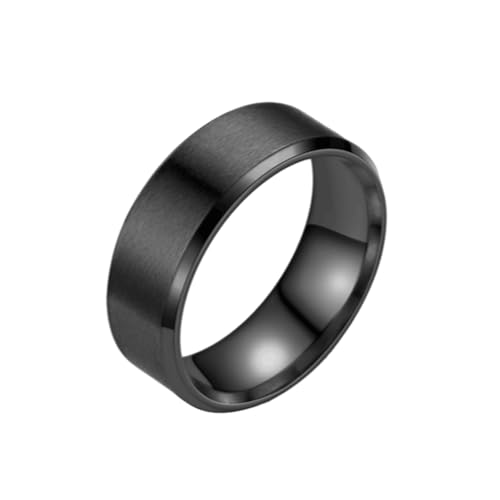 HUANGBONIG Europäischer und amerikanischer Herrenring aus Titan, matt, exquisiter Ring, 13(th) von HUANGBONIG