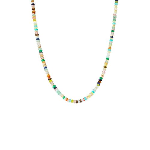 HUANGBONIG Exquisite exquisite Schlüsselbeinkette für Damen, Regenbogen-Schutzperlen. HUANGBONIG Exquisite exquisite Schlüsselbeinkette für Damen, Regenbogen-Schutzperlen. von HUANGBONIG