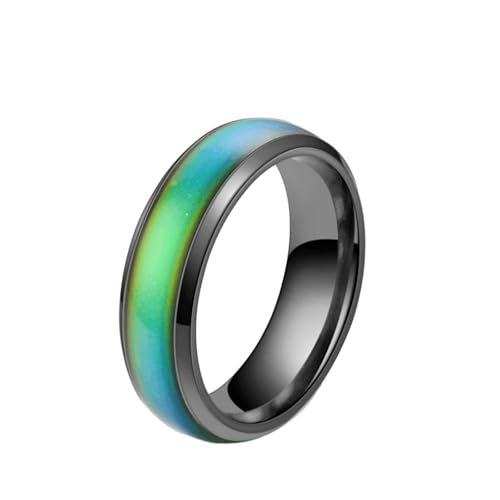 HUANGBONIG Exquisiter Edelstahlring für europäische und amerikanische Liebhaber, 10(th), Metall von HUANGBONIG