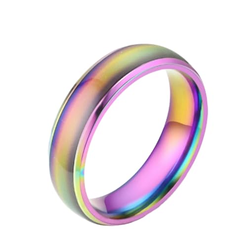 HUANGBONIG Exquisiter Edelstahlring für europäische und amerikanische Liebhaber, 11(th), Metall von HUANGBONIG