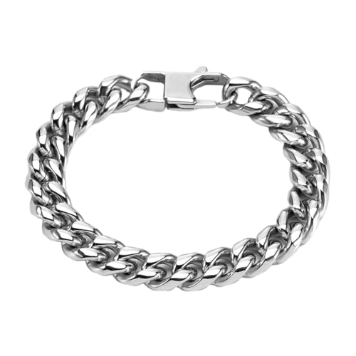 HUANGBONIG Exquisites Herren-Armband aus Titan, Hip-Hop-Punk-Schmuck von HUANGBONIG