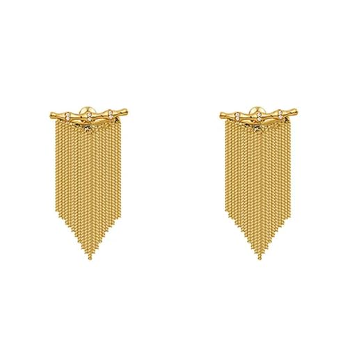 HUANGBONIG Kreative Retro-Ohrringe mit langen Quasten HUANGBONIG Kreative Retro-Ohrringe mit langen Quasten von HUANGBONIG