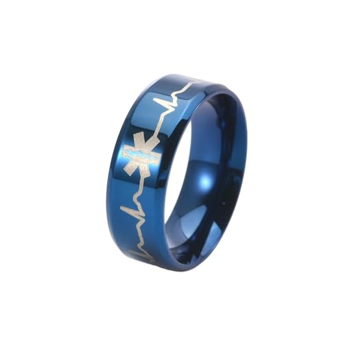 HUANGBONIG Kreativer Sternschmuck für Herren mit schwarzem abgeschrägtem Ring., No. 8 HUANGBONIG Kreativer Sternschmuck für Herren mit schwarzem abgeschrägtem Ring., No. 8 von HUANGBONIG
