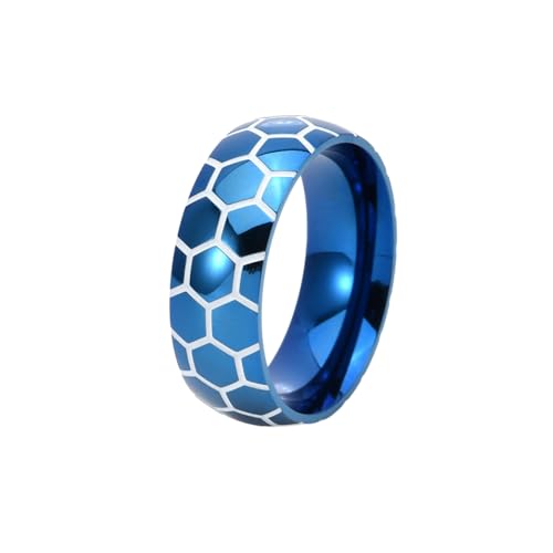 HUANGBONIG Sport Leuchtender Fußballring Herren Edelstahl Zeigefinger Ring, Nr. 6 HUANGBONIG Sport Leuchtender Fußballring Herren Edelstahl Zeigefinger Ring, Nr. 6 von HUANGBONIG