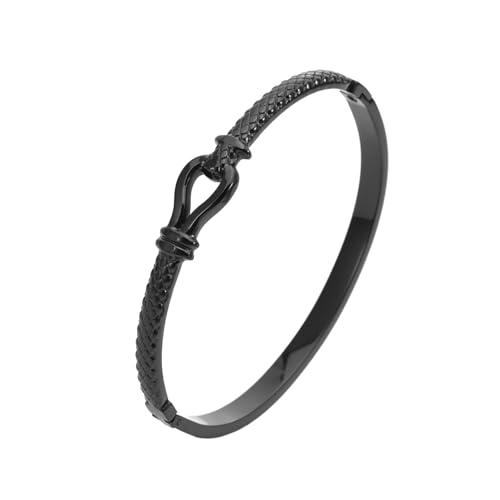 HUANGBONIG Titan Herren Diamant Kreuz Armband Kreative Schnalle Armband von HUANGBONIG