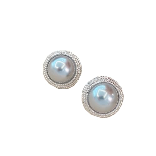 Ms Europe übertriebene runde Perlenohrringe Temperament-Diamantschmuck von HUANGBONIG