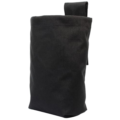 Faltbare Hüfttasche mit Kordelzug, für Zeitschriften, große Falttasche, Farbe: Schwarz Faltbare Hüfttasche mit Kordelzug, für Zeitschriften, große Falttasche, Farbe: Schwarz von HUANGENG