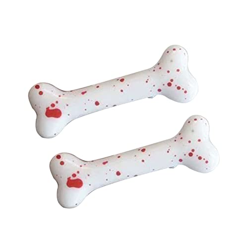 Haarspange mit Hundeknochen, Knochen, Halloween-Haarnadeln, Cosplay, Party-Zubehör für Frauen und Mädchen von HUANGING