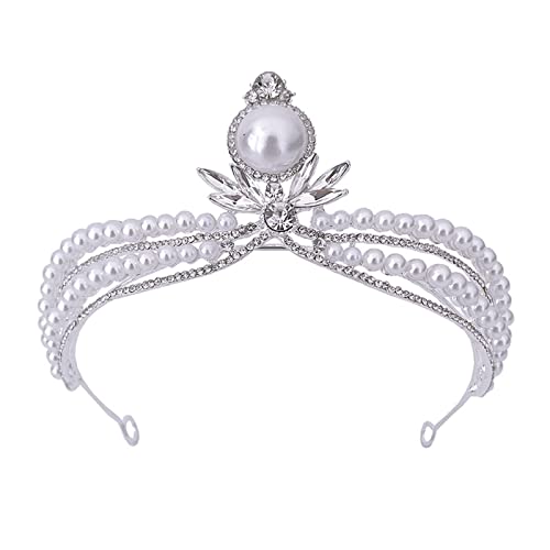 Frauen Königin Mädchen Prinzessin Geburtstag Braut Haarschmuck Halloween Kleid Königin Hochzeit Kronen für Braut Bräutigam wie beschrieben, Wie beschrieben von HUANIZI