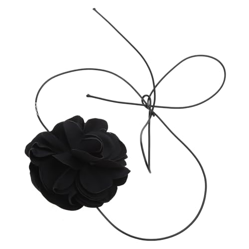 HUANIZI Blumenhalsband, Choker, Stoff, Blumenketten, künstliche Blume, Choker, Stoffmaterial, Stoffzubehör, für Frauen und Mädchen von HUANIZI