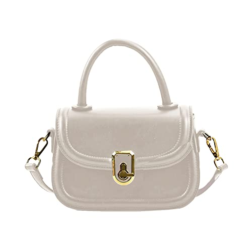 HUANIZI Damen-Umhängetasche, modisch, lässig, Outdoor-Tasche, PU-Leder, Damen-Handtasche, Kuriertasche, Umhängetasche, Weiss/opulenter Garten, AS THE PIC SHOW von HUANIZI