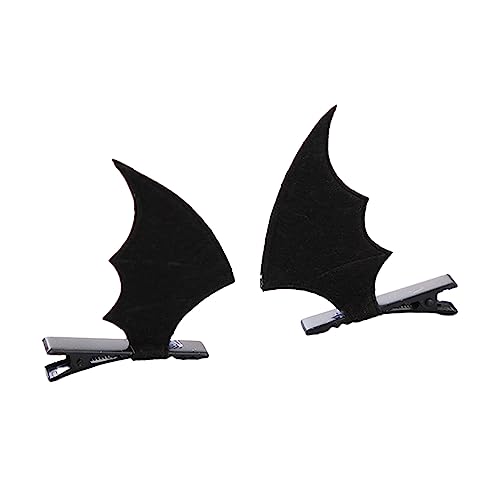 HUANIZI Haarnadel mit Fledermausflügeln für Damen und Kinder, Gothic-Stil, Haarschmuck, 2 Stück von HUANIZI