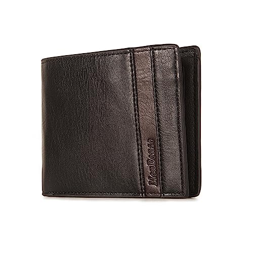 HUANIZI Herren-Geldbörse, Geldbeutel, PU-Leder, lässig, Kartenhalter, Kleingeldfach, Münzgeldbörse, Business-Geschenk, Schwarz , 12x1.5x9.5cm von HUANIZI