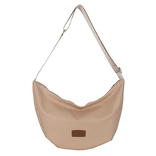 HUANIZI Modische Achseltasche, Schultertaschen für Mädchen, Frauen, Halbmondtaschen, Damen-Geldbörse, Unterarmtaschen, trendige Handtasche, khaki, 23x11x23cm von HUANIZI