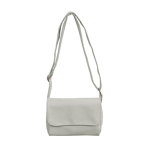 HUANIZI Modische Damen-Umhängetasche, lässig, Nylon, Einkaufstasche, großes Fassungsvermögen, Umhängetasche, einfarbig, Kuriertasche, Weiss/opulenter Garten, As picture shown von HUANIZI