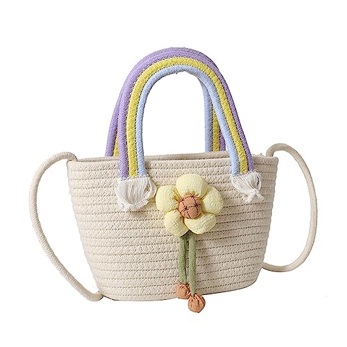 HUANIZI Modische Schultertasche aus gewebtem Stroh, für Damen, Handtasche für Urlaub, Reisetasche, Beige, Paragraph two von HUANIZI