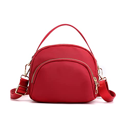 HUANIZI Modische Tasche, Nylon, Lippenstift, kosmatische Tasche, Schultertaschen für Mädchen, Frauen, Crossbody-Taschen, Reisetasche, Geldbörse, Handtasche, R, 17x14x8cm von HUANIZI