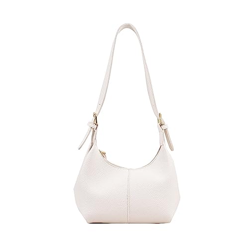 HUANIZI Stilvolle Tasche, kleine Clutch-Geldbörse mit Reißverschluss, für Damen, Schultertasche, Unterarmtasche, Weiss/opulenter Garten, 26x9x19cm von HUANIZI