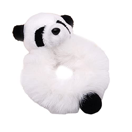 Niedlicher Panda-Haargummi, Cartoon-Tier-Pferdeschwanz-Halter für Kleinkinder, Mädchen, Teenager, schönes Haargummi, Zubehör für Panda von HUANIZI