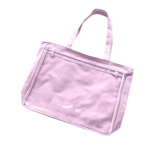 Süße Damen-Schultertasche für Mädchen, Ita-Tasche, transparent, Anime-Schmerztasche, Handtasche mit Tragegriff oben, passend zu Unterarmtasche, Pink, AS THE PIC SHOW von HUANIZI