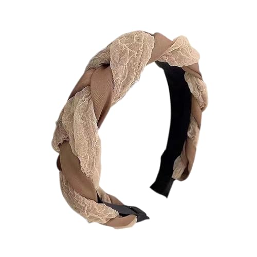 1 Stück Kristallverzierte Stirnbänder Breites Strass-Haarband Bling Diamant-Haarbänder Rutschfeste Perlen-Stirnbänder für Frauen von HUANMAYE