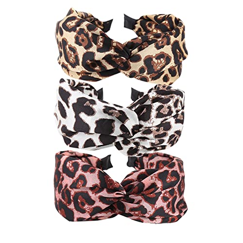 3Pcs Breite Stirnband Französisch Bow Knot Haar Hoop Stoff Anti-Rutsch Kopfbedeckungen elastische Twist Haar Zubehör Alice Haar Bands für Frauen von HUANMAYE