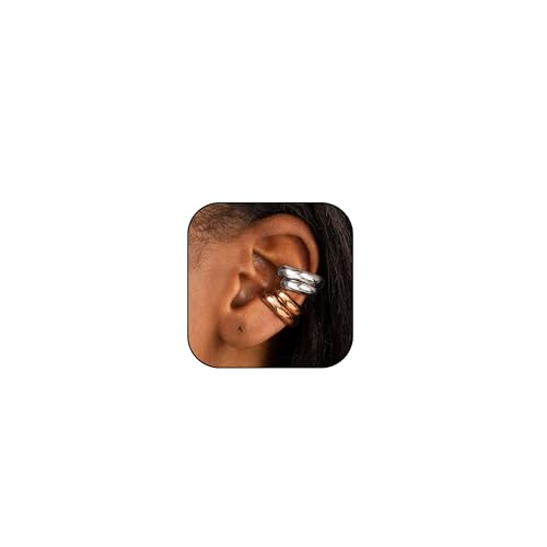 Ear Cuffs Non Piercing Ear Cuff Earrings for Women Chunky Huggie Hoop Earrings Cartilage Clip On Earrings Helix Wrap Ear Jewelry Gifts for Teen Girls Ear Cuffs Non Piercing Ear Cuff Earrings for Women Chunky Huggie Hoop Earrings Cartilage Clip On Earrings Helix Wrap Ear Jewelry Gifts for Teen Girls von HUASAI