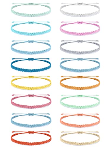 HUASAI String Bracelets for Women Summer Bracelet for Beach Waterproof Surfer Bracelets for Men Adjustable Braided Rope Bracelets for Friends, other von HUASAI