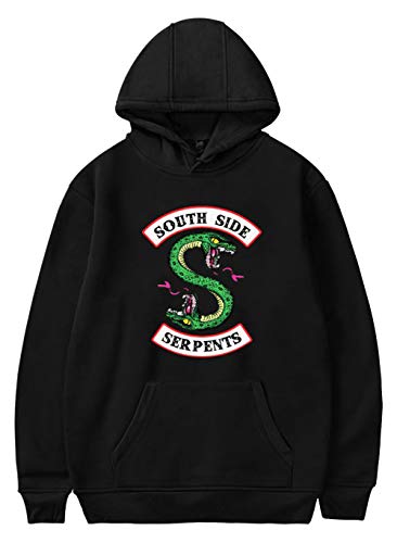 HUASON Riverdale Pullover Mädchen Langarm Kapuzenpullover mit klassischem Logo Southside Serpent Pulli Bunter Mode Hoodie(L) von HUASON