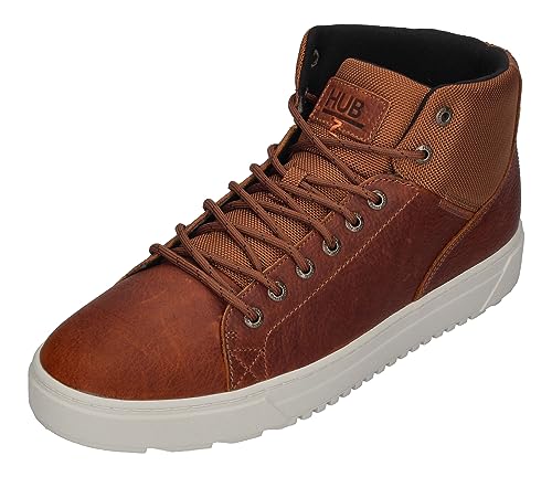 HUB FOOTWEAR Herren Boots MURRAYFIELD 3.0 - cognac, Größe:44 EU von HUB