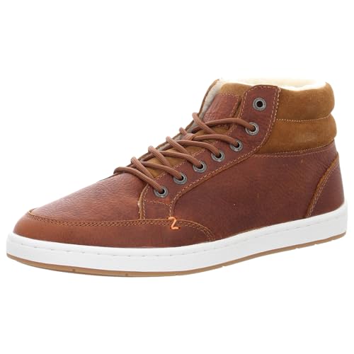 HUB Footwear gefütterte Herren Sneakers Mark Cognac, Größe:42 EU von HUB