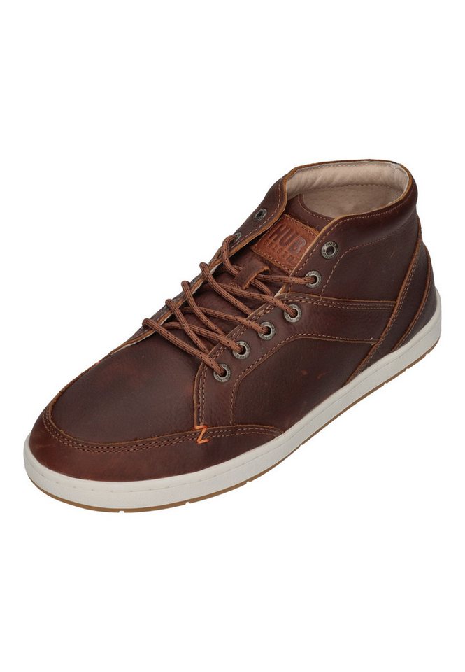 HUB Kingston Sneaker Brown Off White Dark Gum von HUB