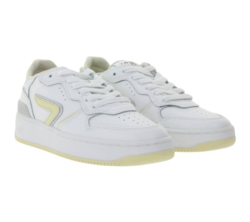 HUB Smash L31 Damen Sneaker mit Terry-Fütterung Echtleder-Schuhe W5008L31-L10-897 Weiß/Beige HUB Smash L31 Damen Sneaker mit Terry-Fütterung Echtleder-Schuhe W5008L31-L10-897 Weiß/Beige von HUB