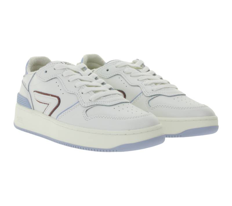 HUB Smash L31 Damen Sneaker mit Terry-Fütterung Echtleder-Schuhe W5008L31-L10-919 Weiß/Blau HUB Smash L31 Damen Sneaker mit Terry-Fütterung Echtleder-Schuhe W5008L31-L10-919 Weiß/Blau von HUB