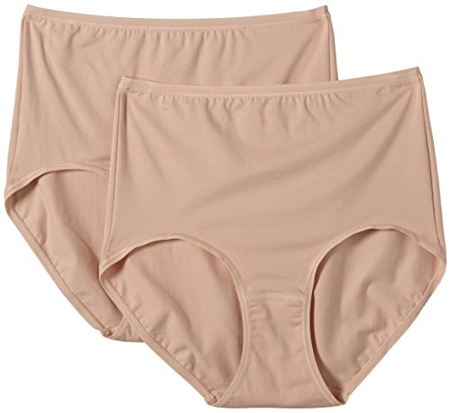 HUBER Damen Da. Maxi 2pack Taillenslip, Nude, 48 EU von HUBER