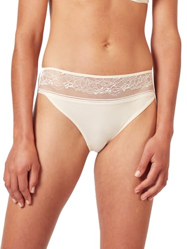 Huber Damen Rio Slip hautnah Soft Floral Micro 010109 Gr. 42 in Whisper White von Huber