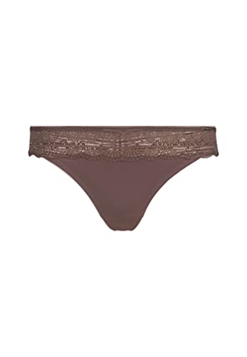 Huber Damen hautnah Micro Lace G-String, Peppercorn, Standard von HUBER