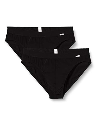 Huber Herren Brasil 2er Pack Slip, Schwarz (Schwarz 7665), X-Large (Herstellergröße: XL) von HUBER