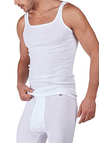 HUBER Herren Huber Herretøj med armhu Unterhemd, Weiß (Weiss 0500), XL EU von HUBER