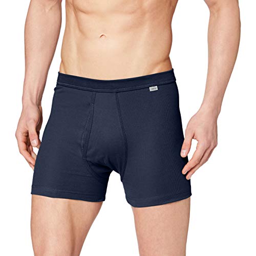 HUBER Herren Pant kurzes Bein mit Eingriff Hipster, Blau (Marine 0386), (Herstellergröße: XX-Large) von HUBER