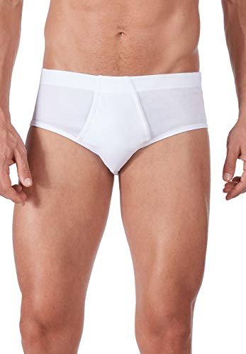 HUBER Herren Huber Herren mit Eingriff 2er Pack Slip, Weiß (Weiss 0500), XXL EU von HUBER