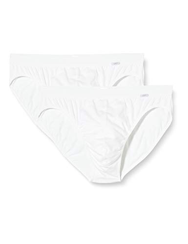 Huber Herren Brasil 2er Pack Slip, Weiß (Weiss 0500), Medium (Herstellergröße: M) von HUBER